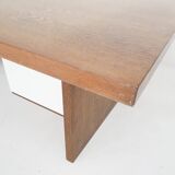 Large wenge desk, attributed to 't Spectrum, The Netherlands 1950's