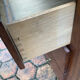 Vintage commode with tapered legs