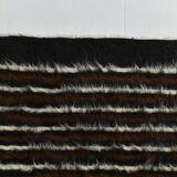 %100 Wool Handwoven Turkish Vintage Kilim Rug, 136x196 Cm