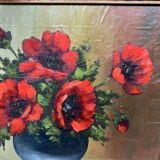 Van dijk. still life with poppies.