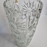 Oberglas Autria vase in vintage moulded glass 60/70, 30 cm