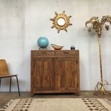 20th century Parisian buffet bahut made of solid wood (beech)