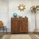 20th century Parisian buffet bahut made of solid wood (beech)