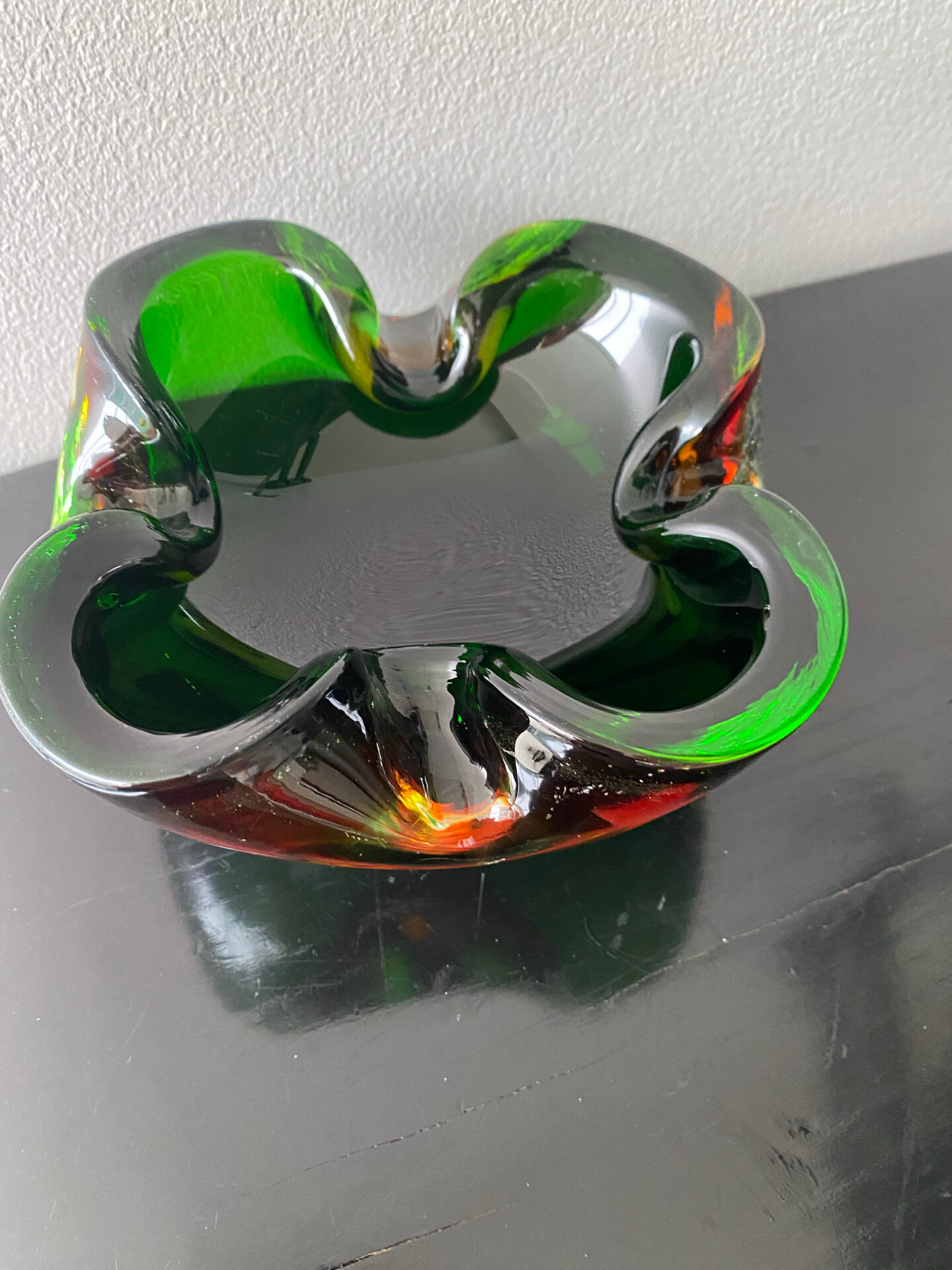 Murano Sommerso Ashtray by Flávio Poli