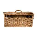 Vintage wicker trunk