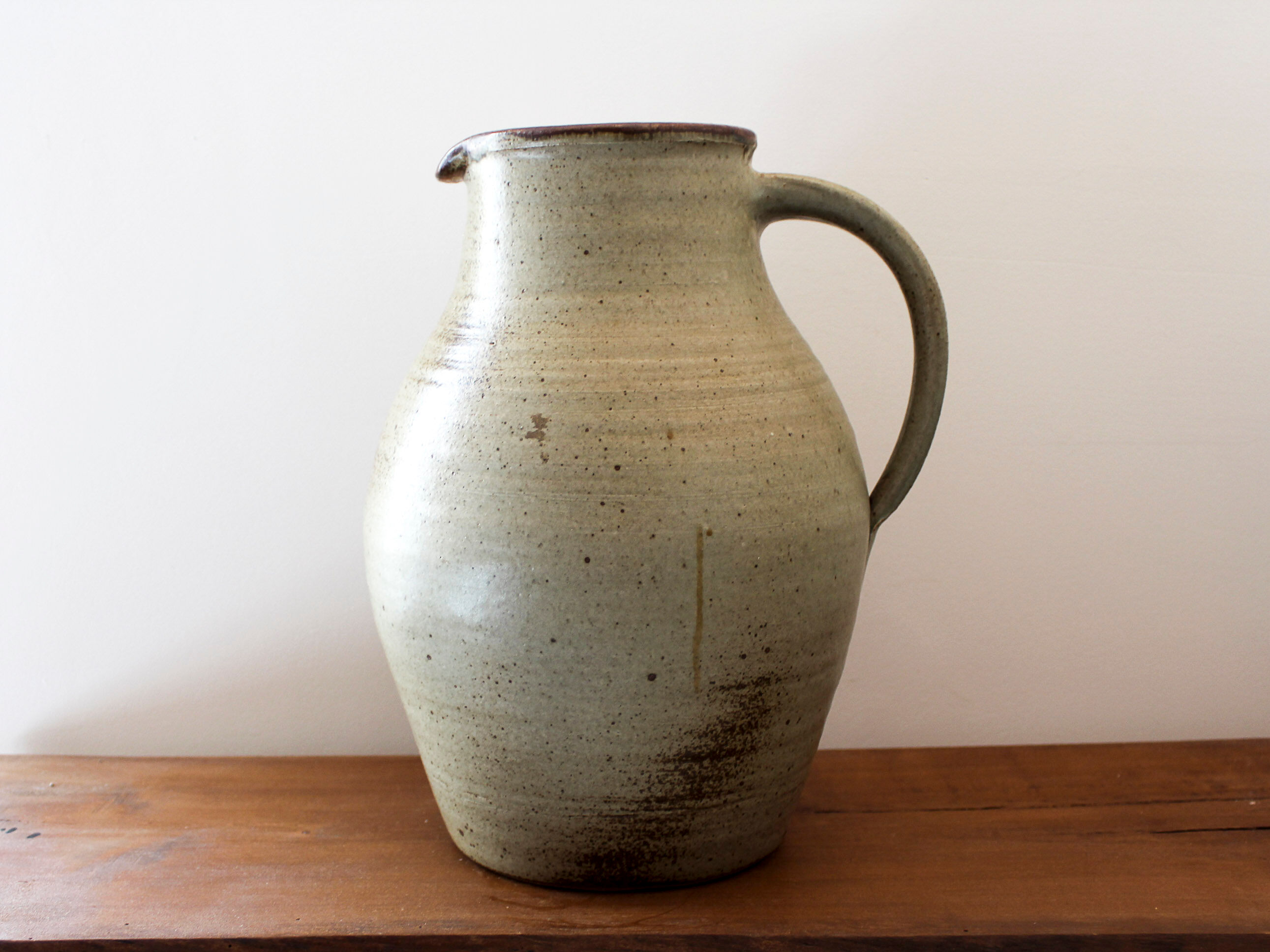 Vase pitcher in sandstone pyrity Le Cep Jean Tessier