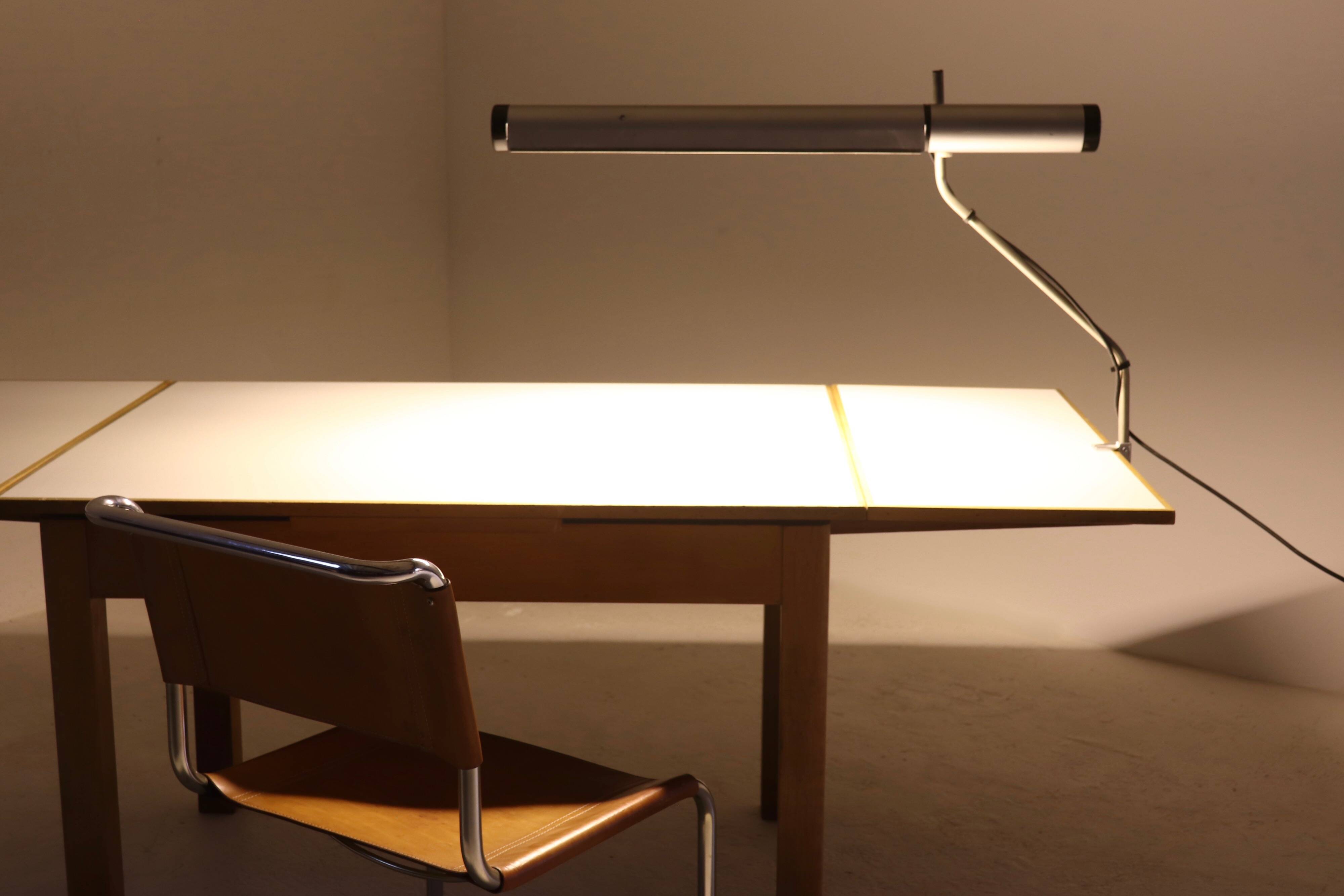 Architect Fluorescent Tube Desk Lamp 1970s