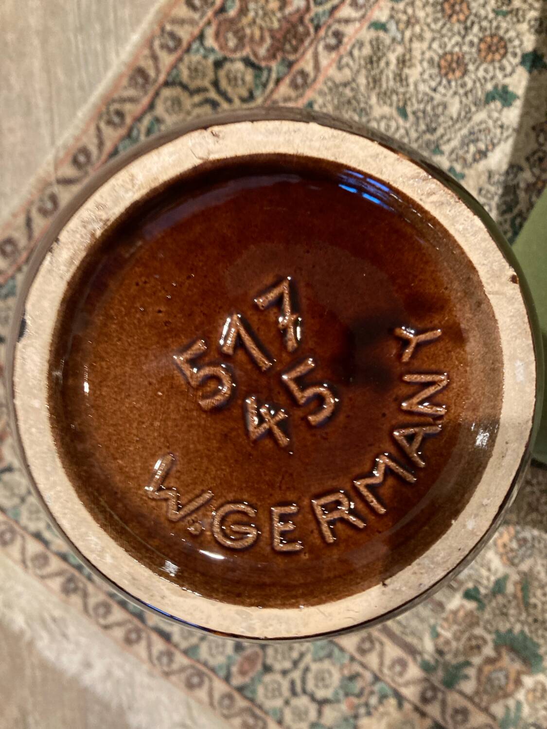 Fat lava vase west germany