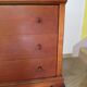 Elégante commode  en merisier – 3 tiroirs –Années 80