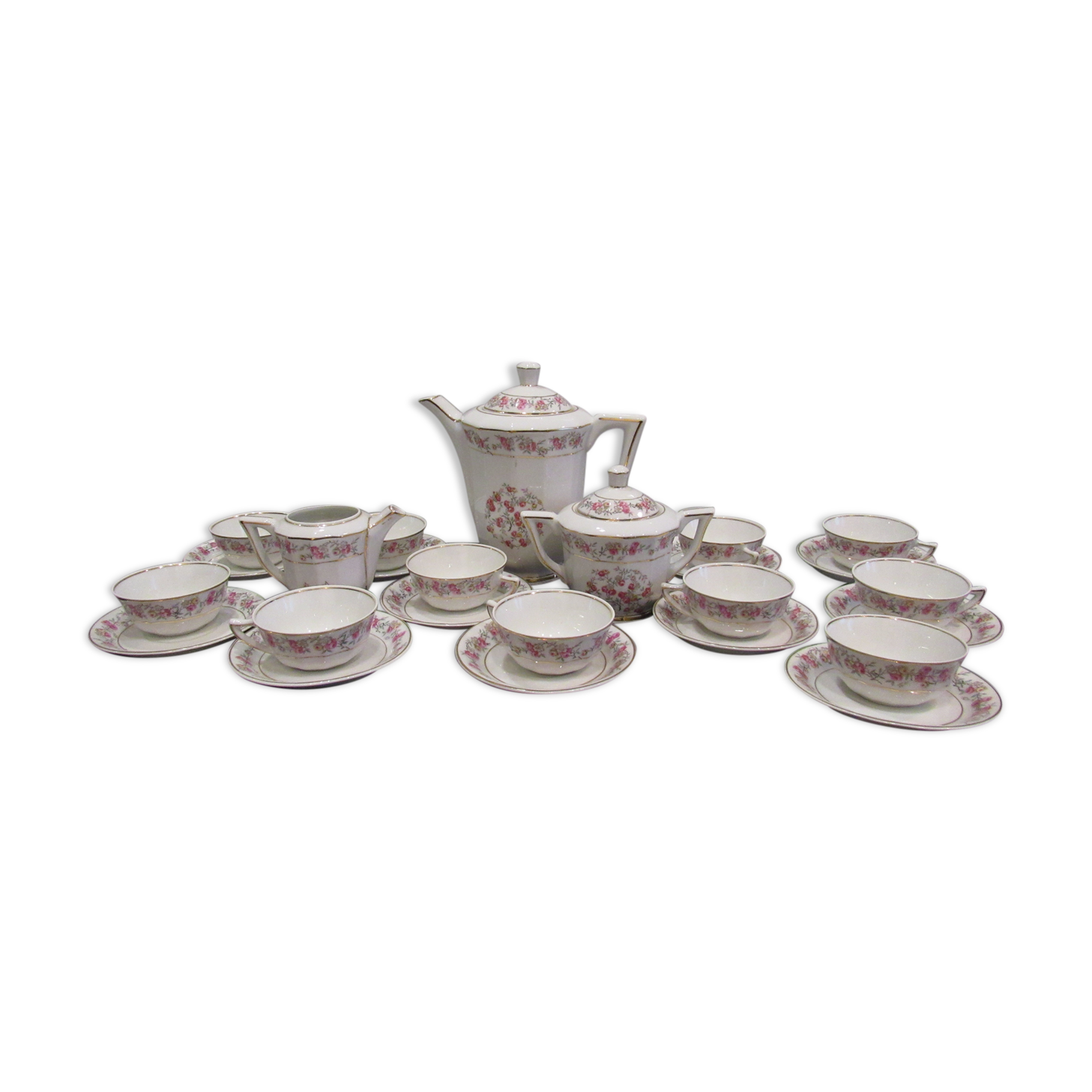 Porcelain coffee service FD Chauvigny