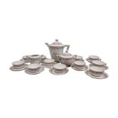 Porcelain coffee service FD Chauvigny