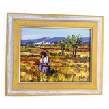Provençal painting signed Volpi