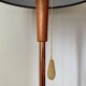 Danish floor lamp in teak and brass by Fog & Mørup 1960s