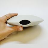 Virebent porcelain lens vase Yves Mohy