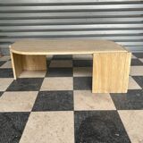 Vintage travertine coffee table