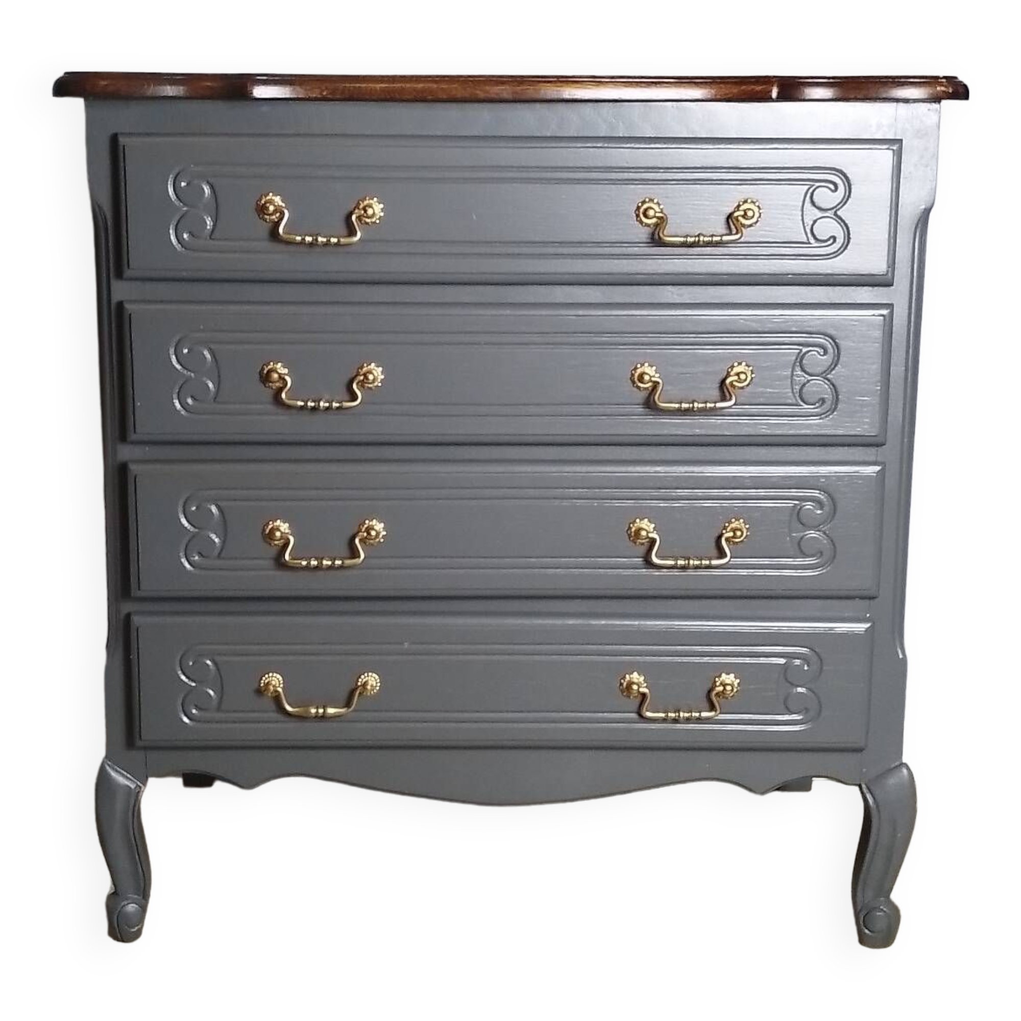 Restored wooden chest