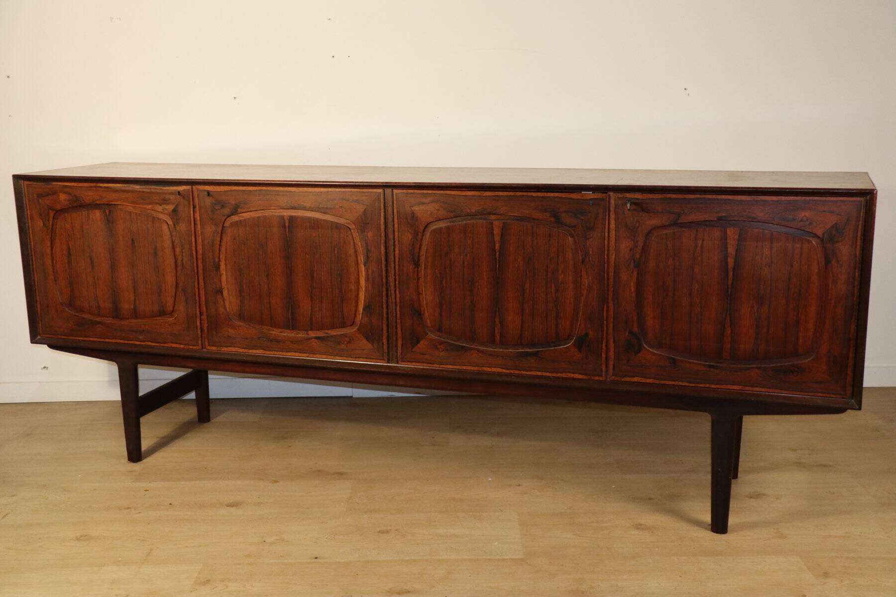Scandinavian enfilade in rosewood by Fredrik Kayser, 1960