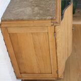 Vintage solid oak sideboard, around 1950.