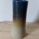 Vase céramique bleu