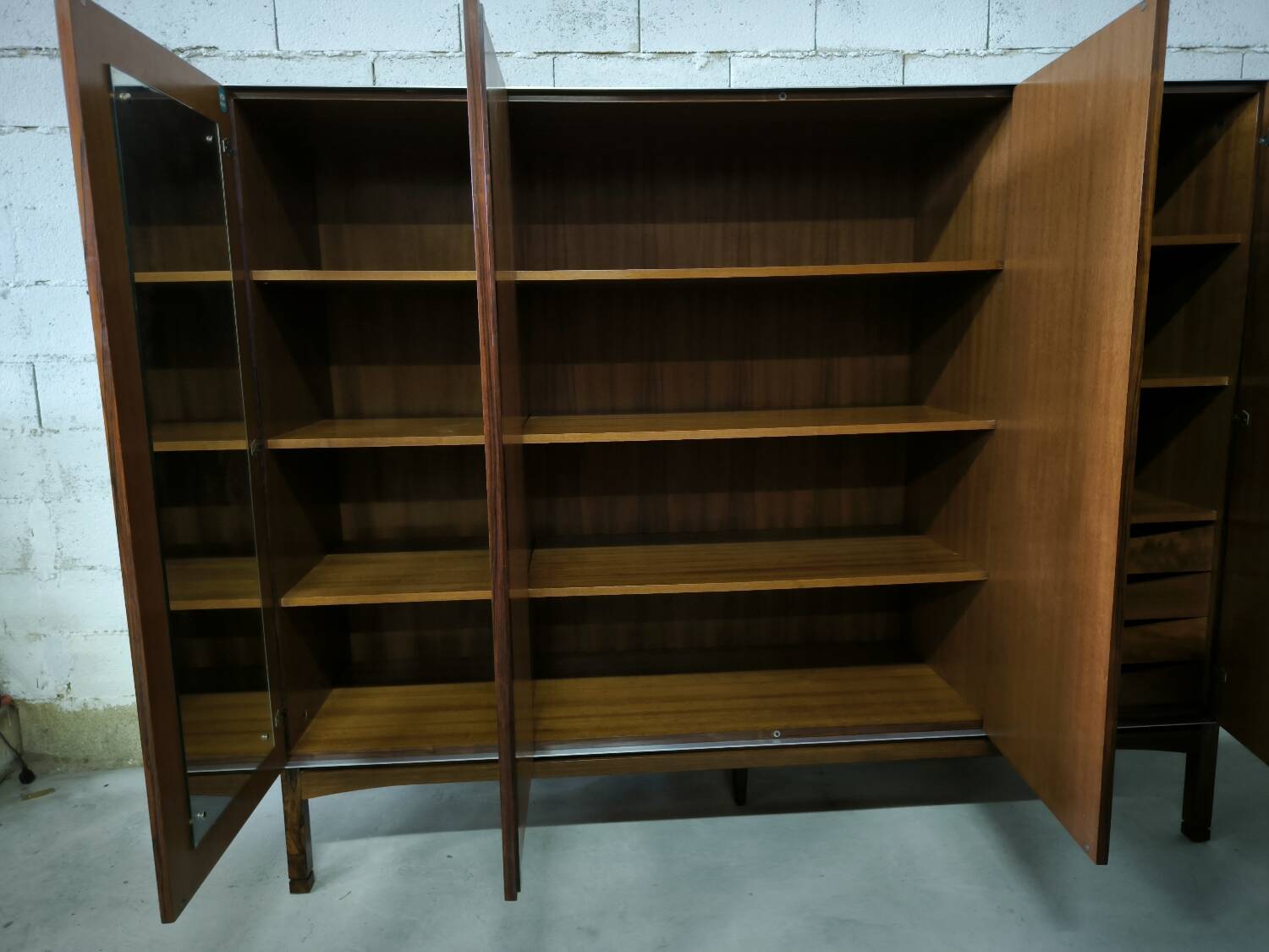 Vintage Scandinavian Rosewood Wardrobe