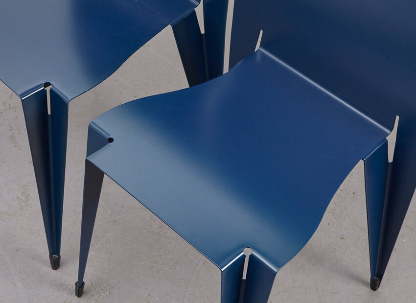 Set of 8 fulfil dining chairs by Mart van Schijndel for Lensvelt 1989