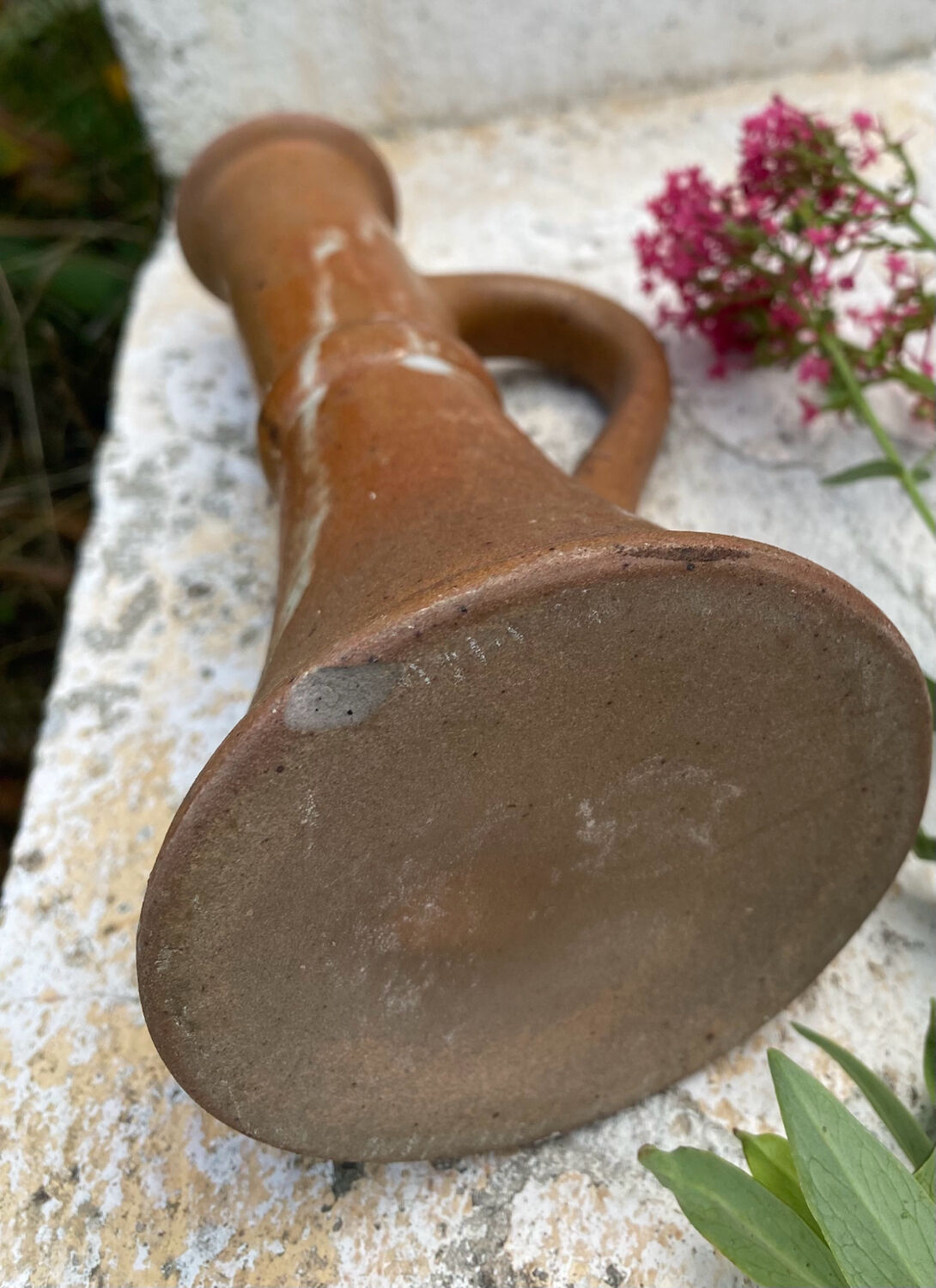 Sandstone candle holder