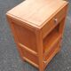 Golden oak 1950s bedside