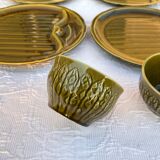 Gien asparagus ceramic service