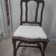5 chaises style Louis XV rénovées