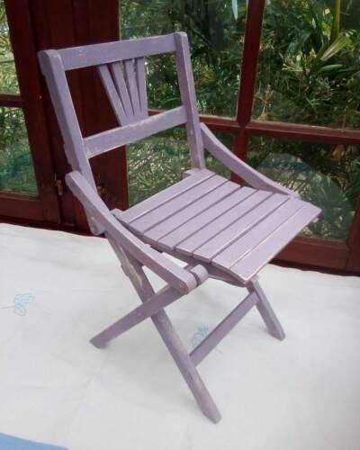 Wooden children's chair