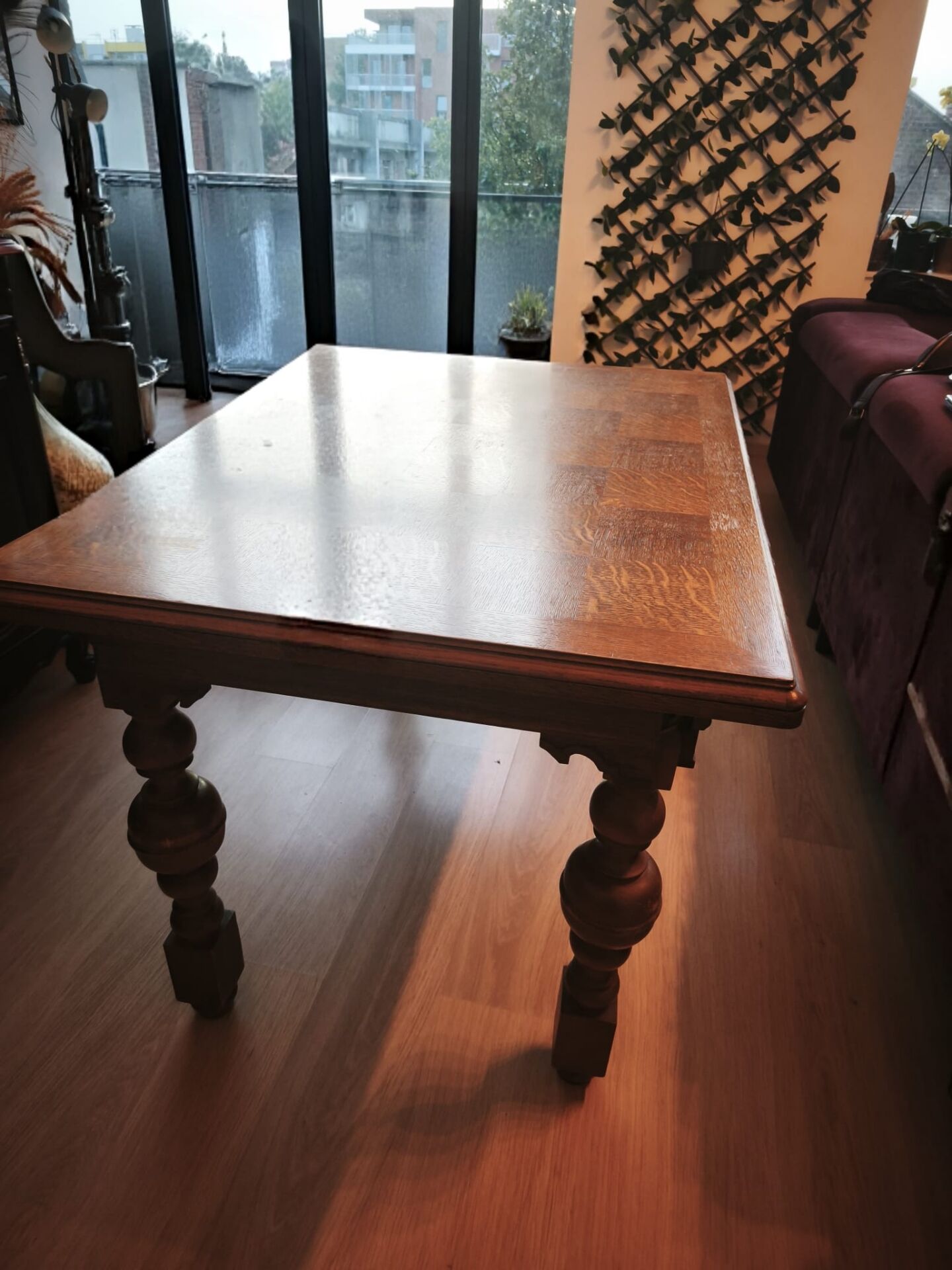 Table en bois massif