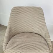 Paire de chaises coque 70's, pivotantes, vintage