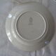 3 EVIAN flat plates old earthenware 482112 Luneville pink blue