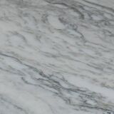 White Carrara Marble Jumbo Coffee Table by Gae Aulenti for Knoll Inc, 1960s