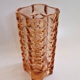Rosaline pressed glass vase 1970