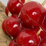 Cherry soup tureen barbotine