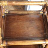 Bamboo & rattan shelf