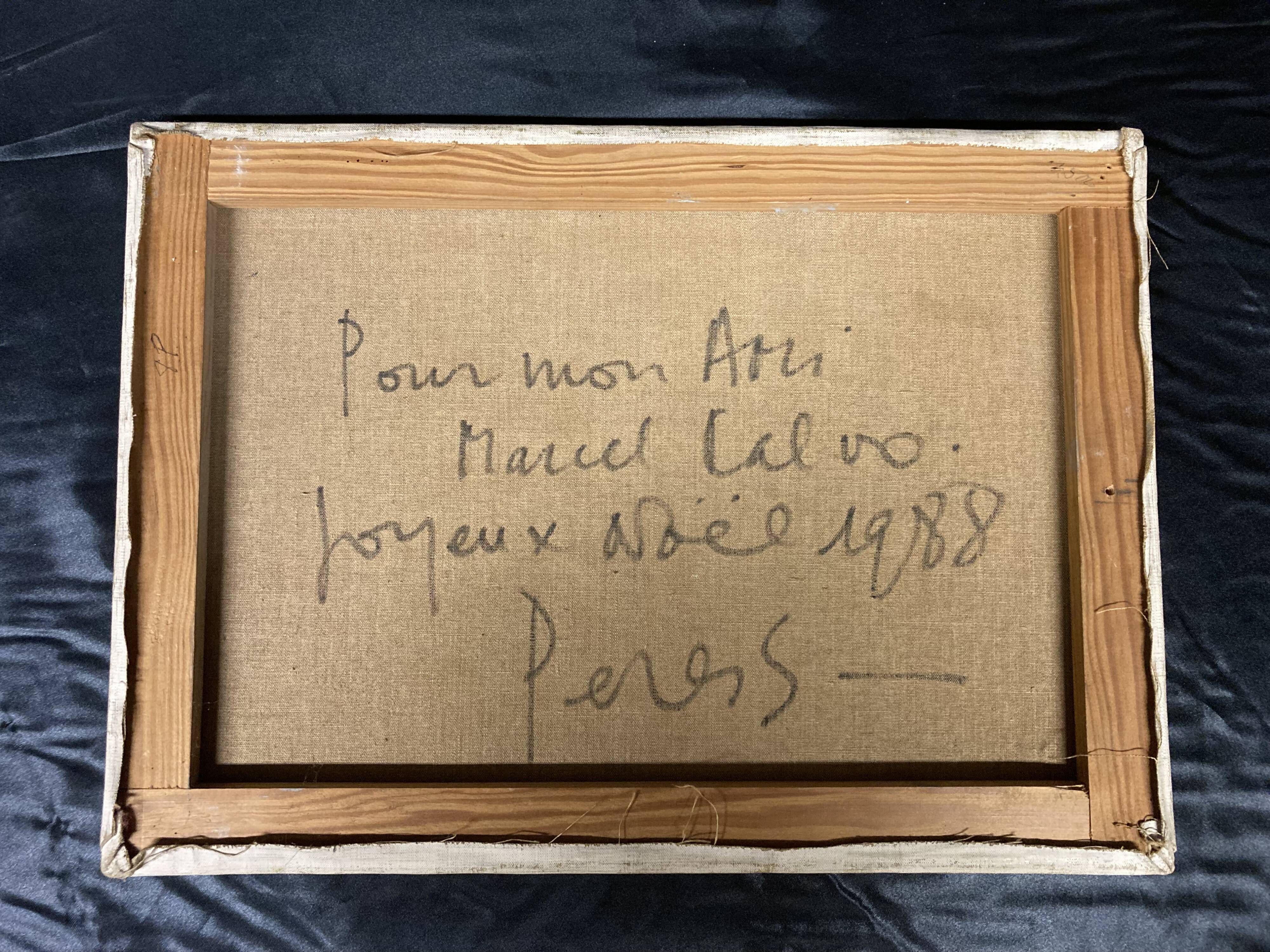 Pierre PERESS (1919-1990) Notre-Dame de Paris, Oil on canvas 1980's