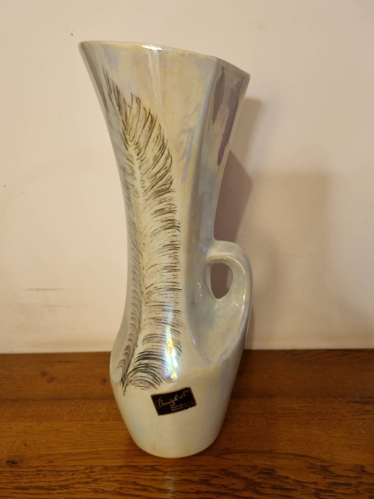Vintage ceramic vase from Antibes