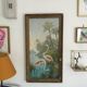 Tableau pastel ancien