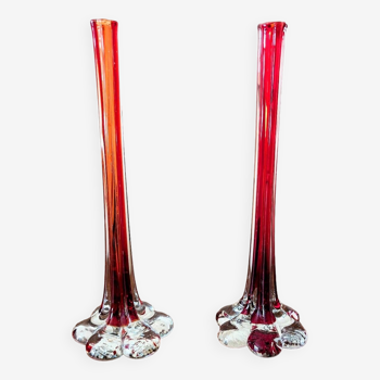 Murano soliflore vases