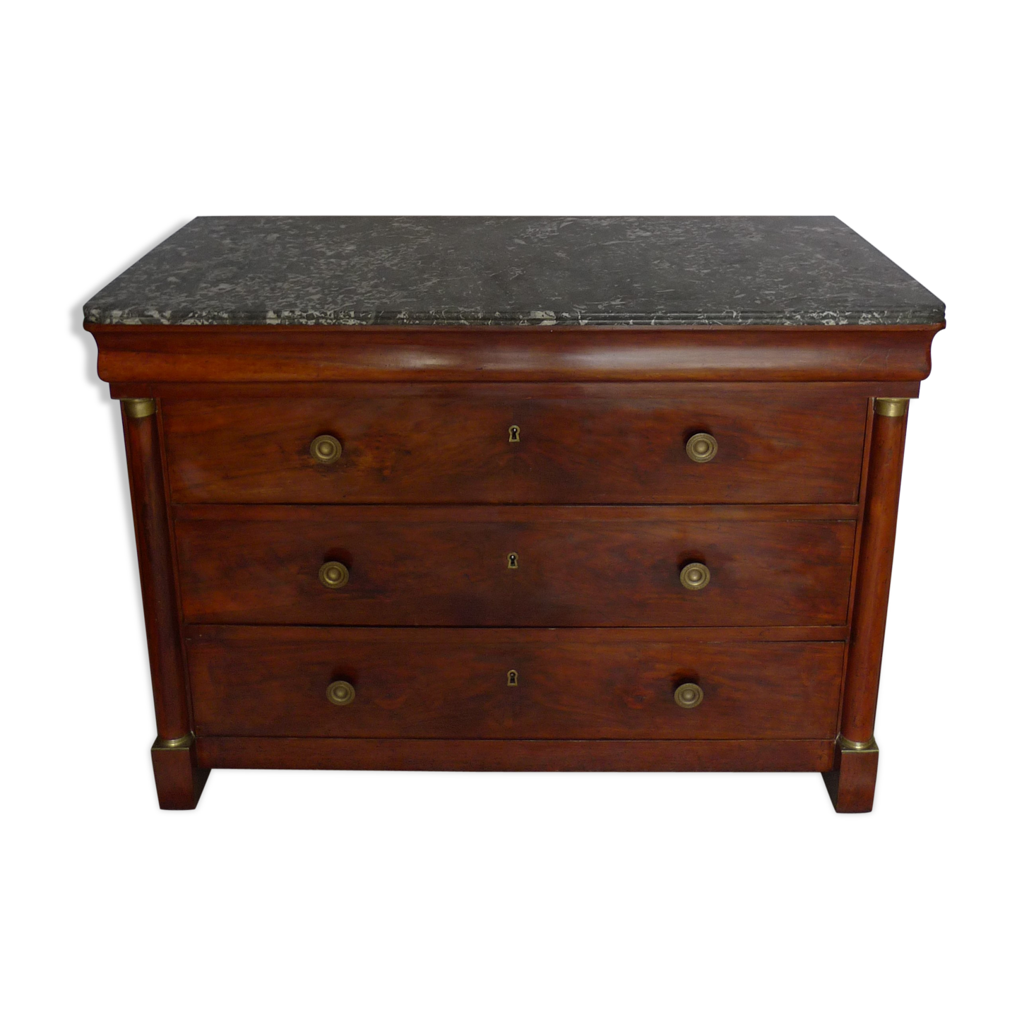 Walnut column dresser