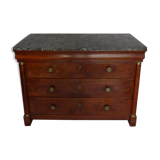Commode à colonnes en noyer