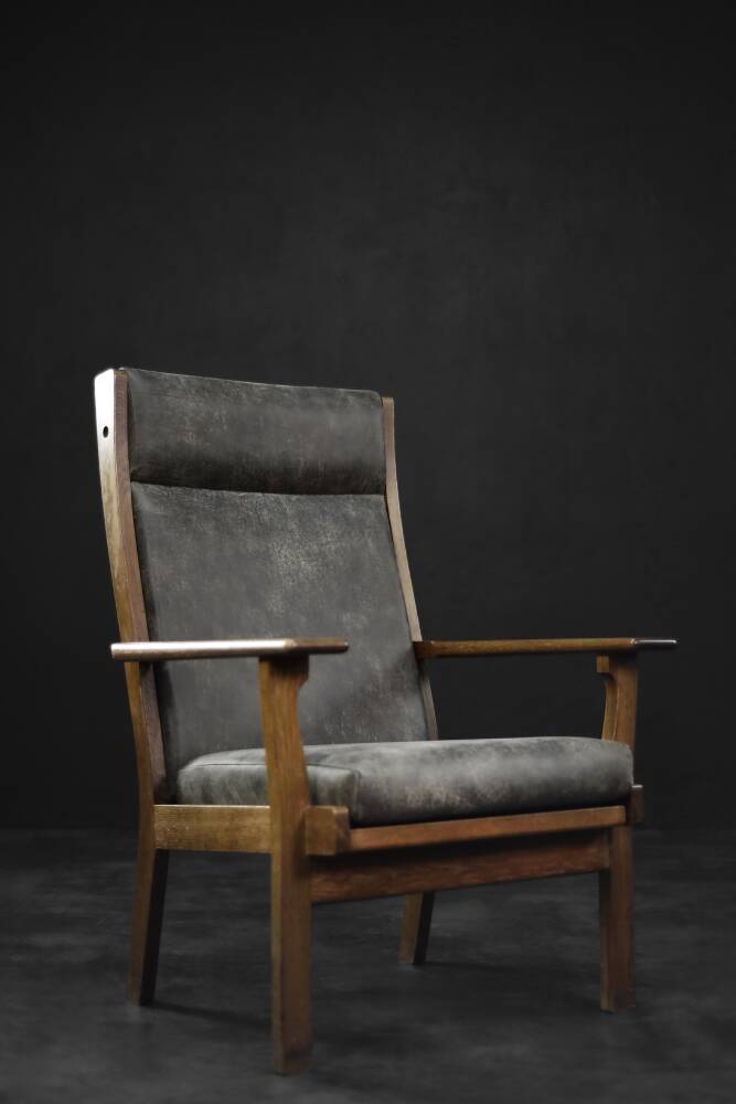 Rare Vintage Mid-Century Danish Modern Armchair Model GE 181 A from Getama