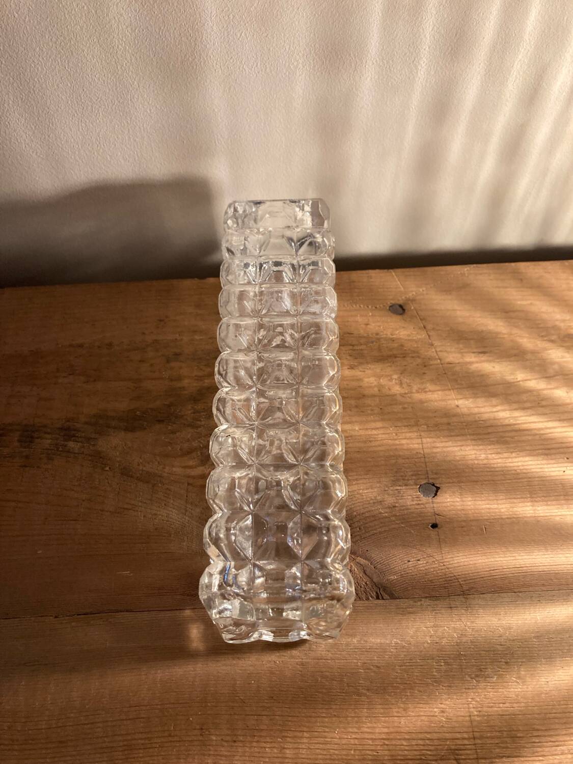 Bubble glass vase
