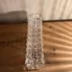 Bubble glass vase