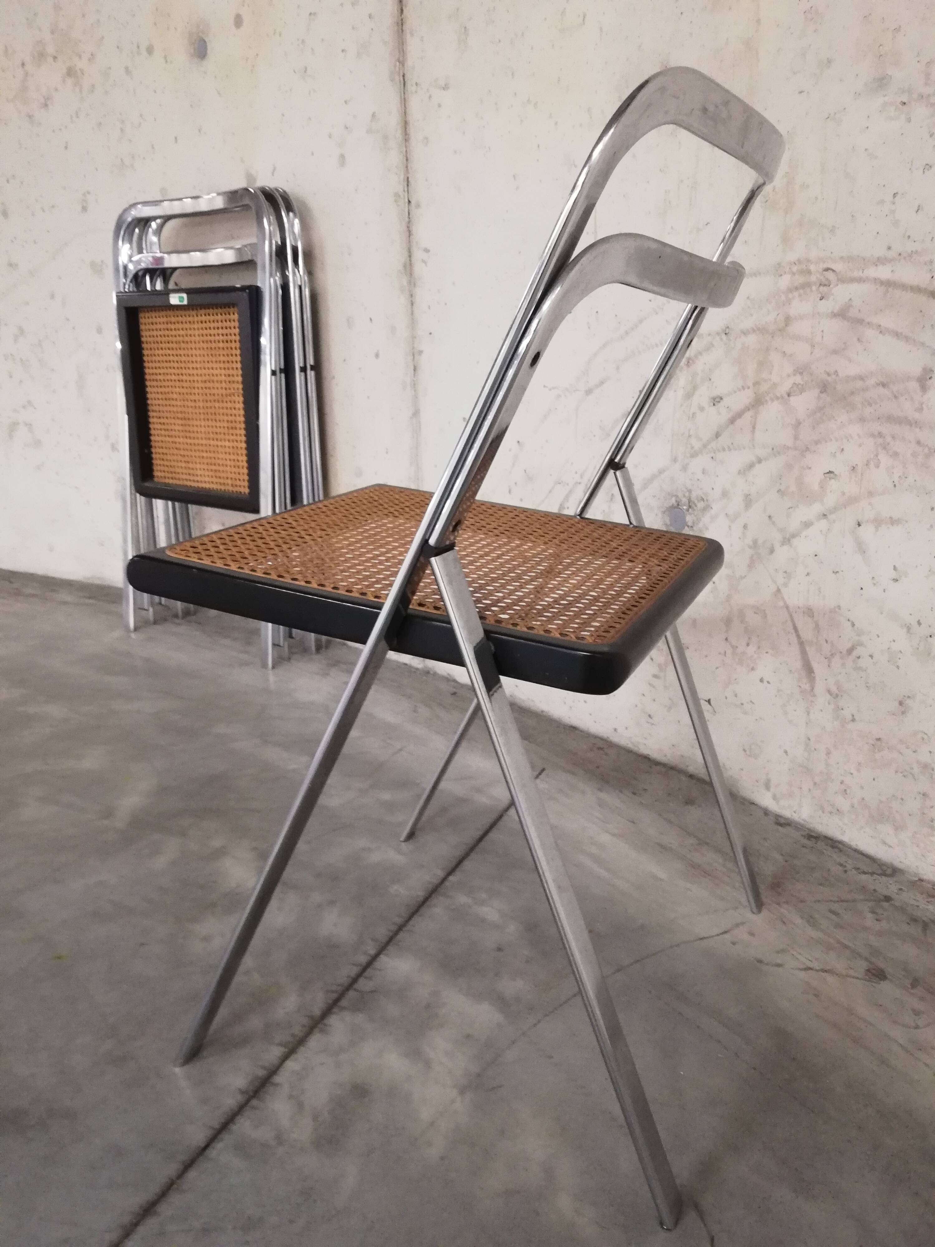 Chairs Giorgio Catellan edition Cidue Italy 1970