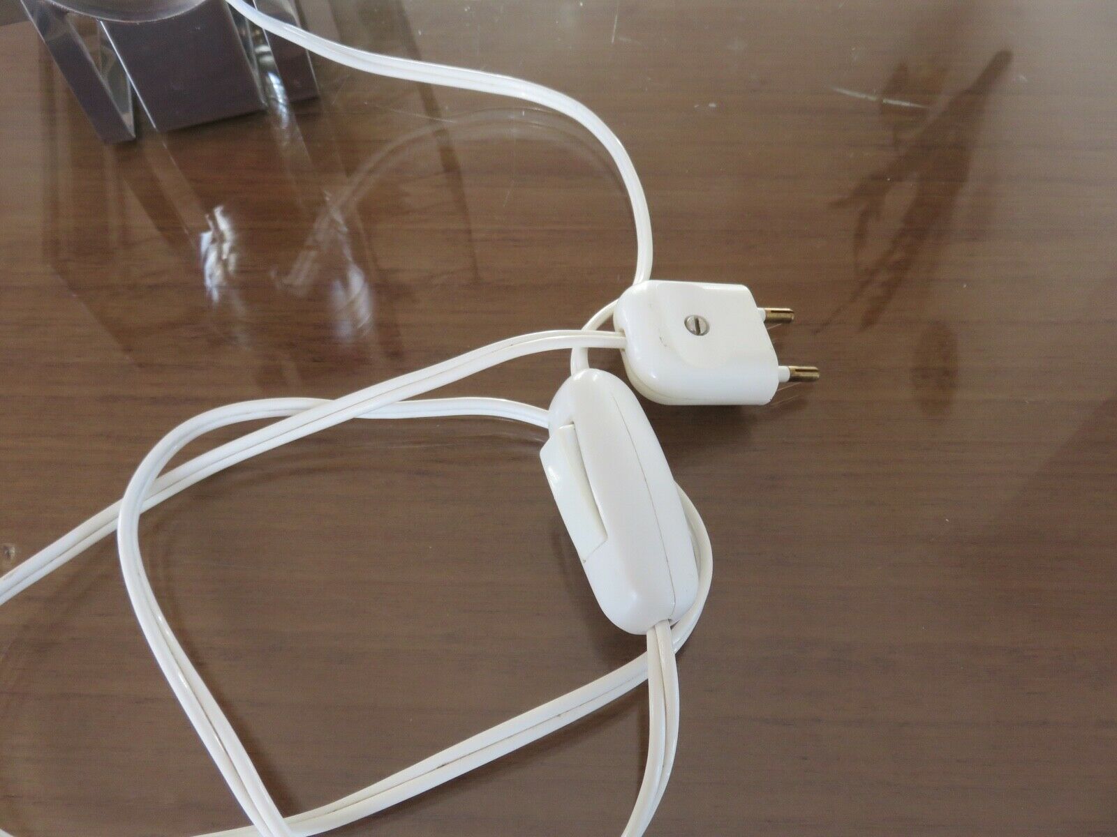 Chrome metal table lamp 70s