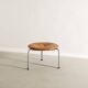 Pair of Danish "PK-33" Brown Leather Stools by Poul Kjaerholm, 1960s