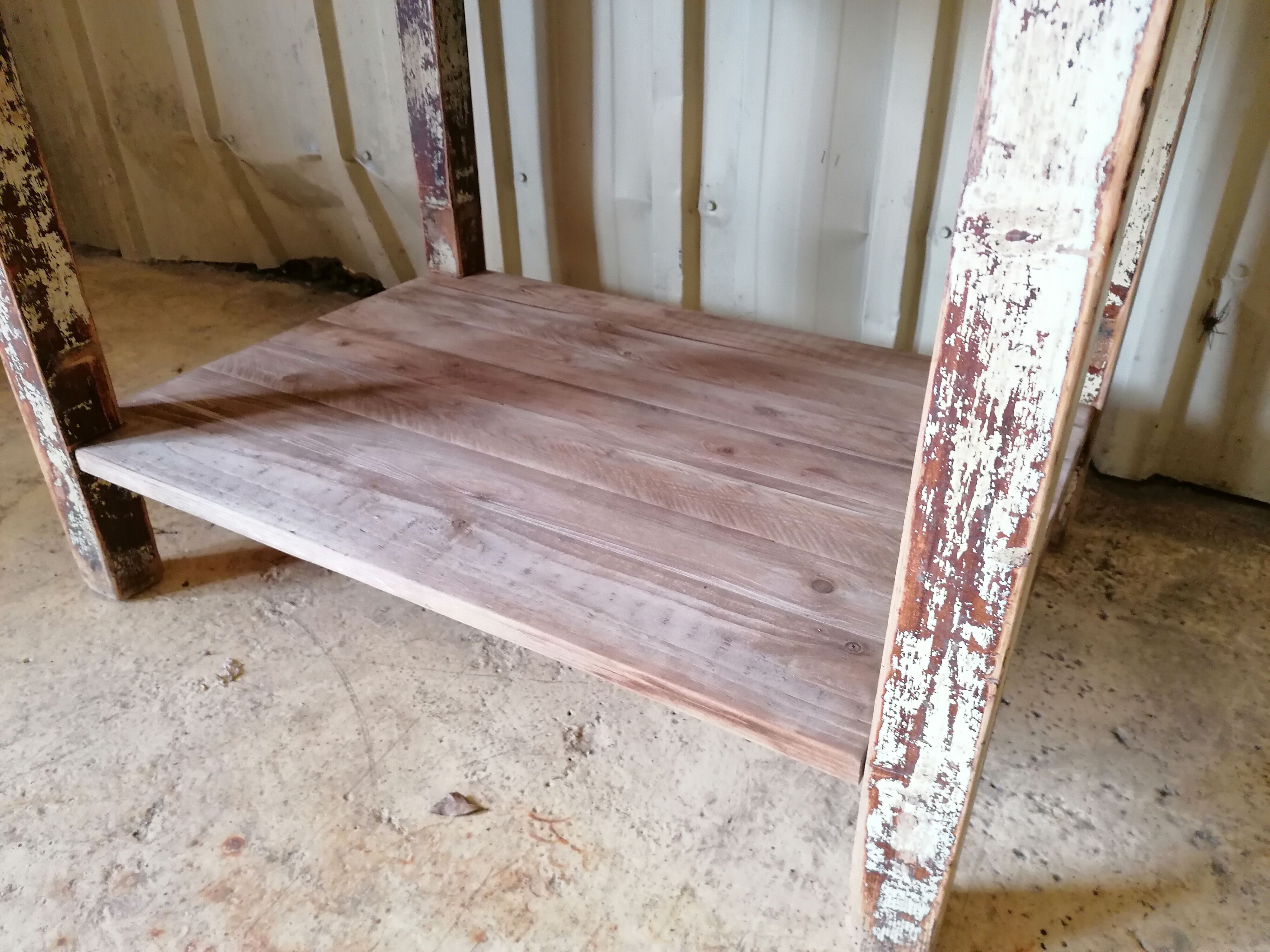 Small vintage wooden table